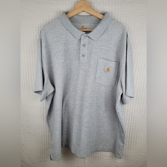 Carhartt Original Fit Short Sleeve Collar Pocket Tee Men's 2XL - Picture 1 of 8